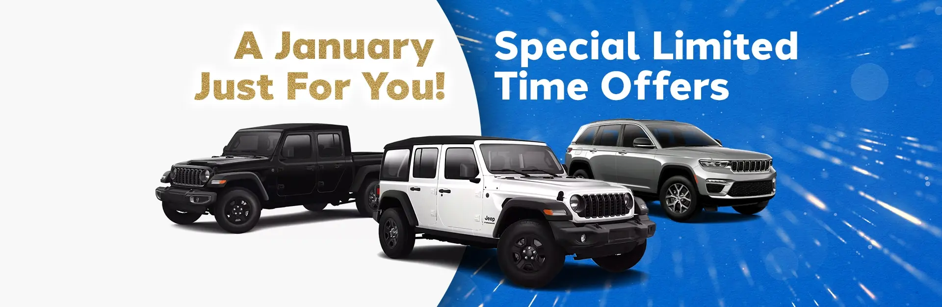 A January Just For You! Special Limited Time Offers